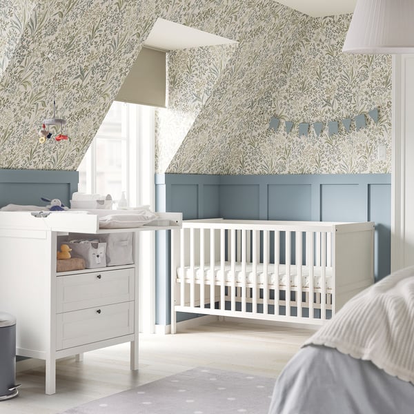SUNDVIK Cot, white, 70x132 cm