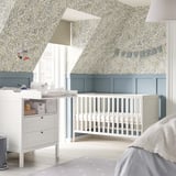 SUNDVIK Cot, white, 70x132 cm