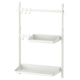 SUNNERSTA Kitchen organiser set, no drill/shelf/dish drnr/hook