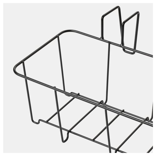 SVARTPEPPAR Plant pot holder, in/outdoor black, 45x16 cm IKEA