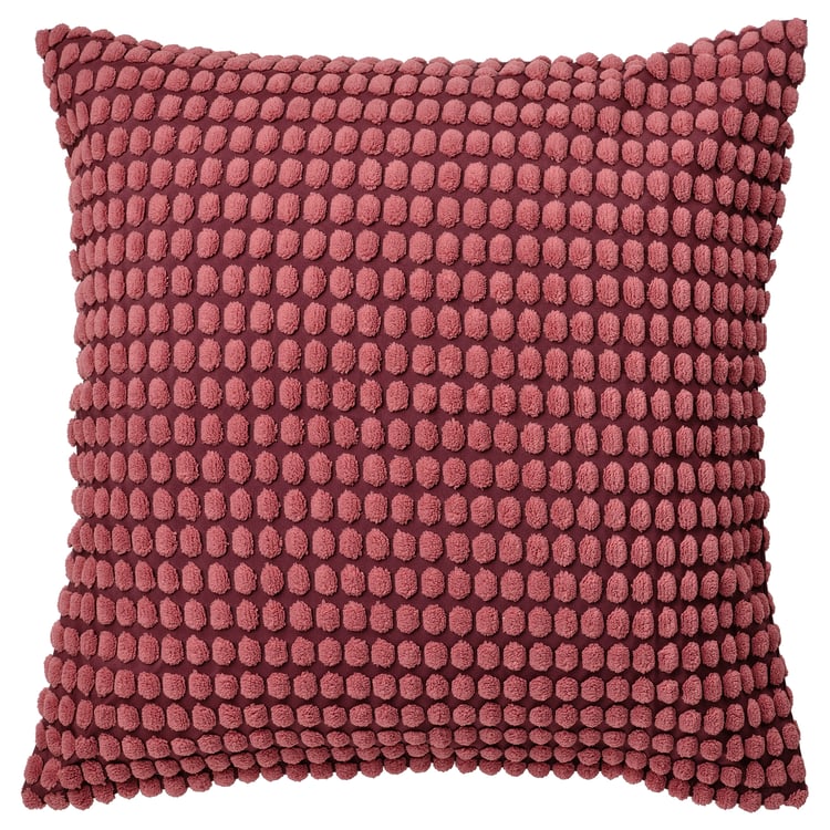SVARTPOPPEL cushion cover, light red, 65x65 cm IKEA