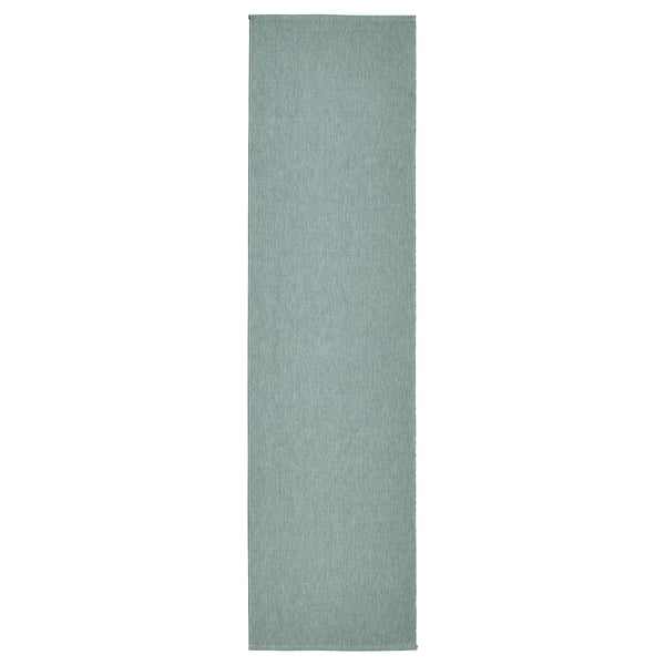 SVARTSENAP Table-runner, green-blue, 35x130 cm