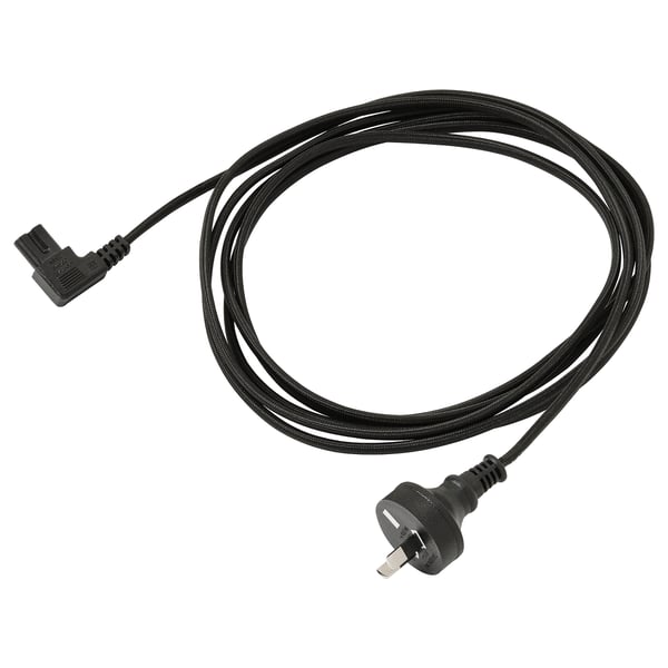 SYMFONISK Power supply cord, textile/black, 3.5 m