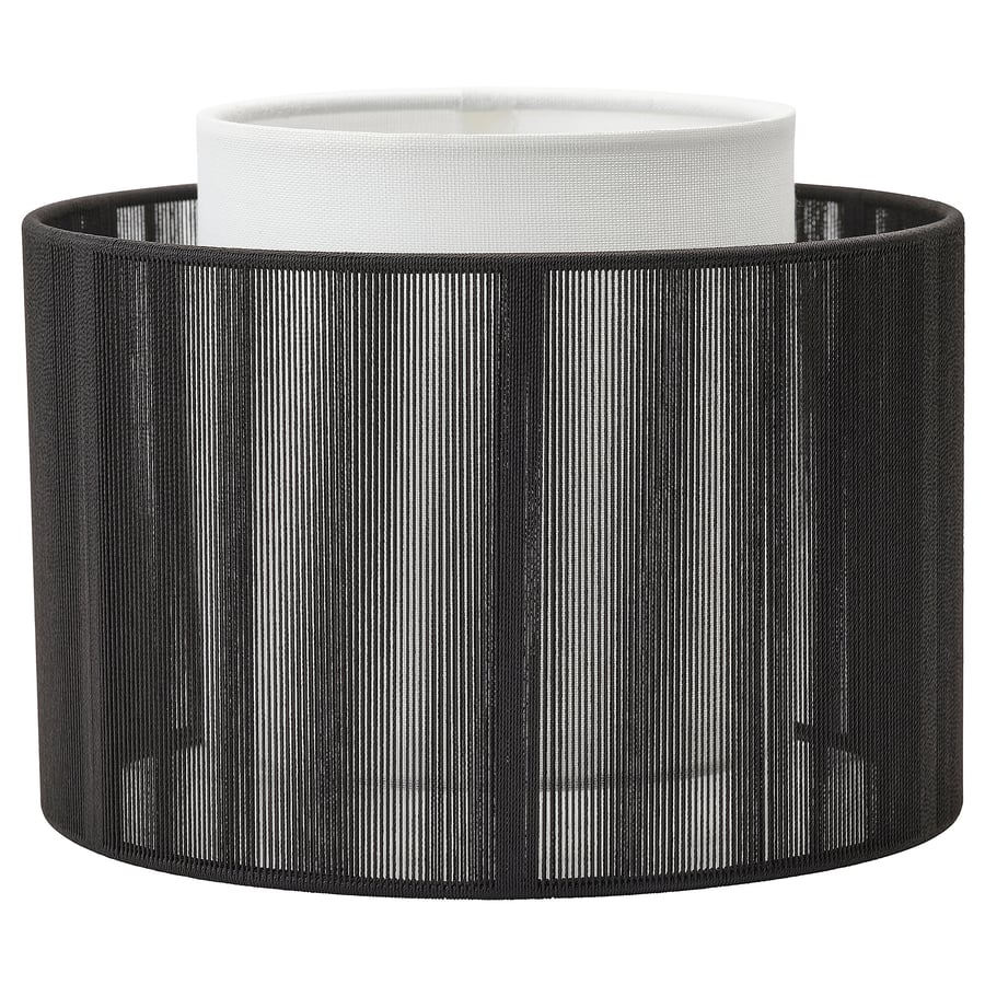 SYMFONISK shade for speaker lamp base, textile/black IKEA
