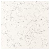 TÄRNHULT Custom made wall panel, off-white grey marble effect/glass composite, 1 m²x2.0 cm