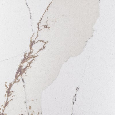 TÄRNHULT Custom made wall panel, white/grey-beige marble effect/glass composite, 1 m²x2.0 cm