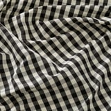 TAGGLUSERN Pre-cut fabric, black/white, 150x300 cm