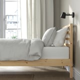 TARVA Bed frame, pine/Luröy, Single