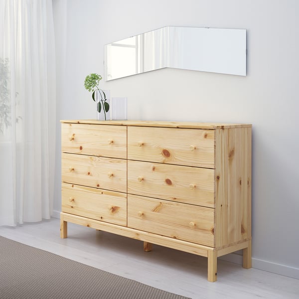 Tarva Chest Of 6 Drawers Pine 151x93 Cm Ikea