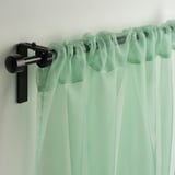 TERESIA Sheer curtains, 1 pair, light green/with rod pocket, 145x250 cm