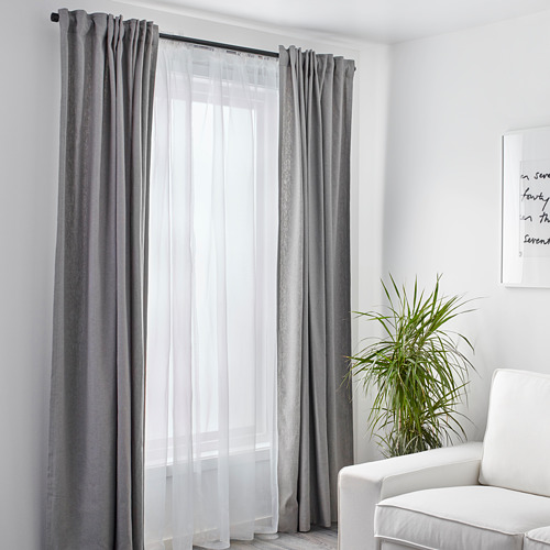 Teresia Sheer Curtains 1 Pair Ikea