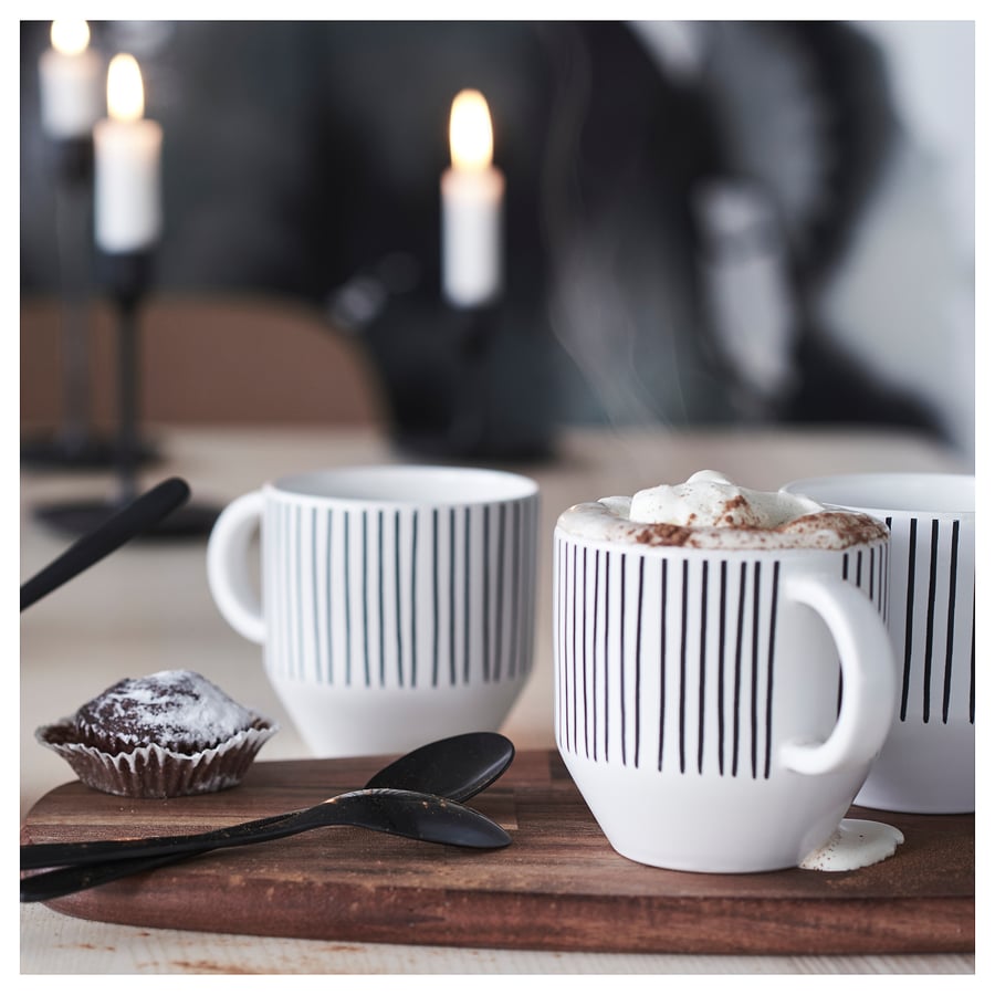 TILLAGD 24piece cutlery set, black IKEA