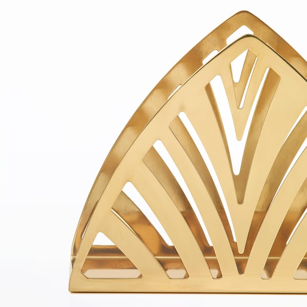 TILLSTÄLLNING Napkin holder, brass-colour