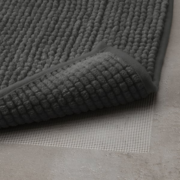 TOFTBO Bath mat, anthracite, 50x80 cm