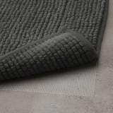 TOFTBO Bath mat, anthracite, 50x80 cm