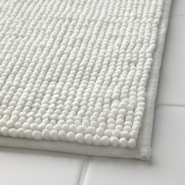 TOFTBO Bath mat, white, 50x80 cm IKEA