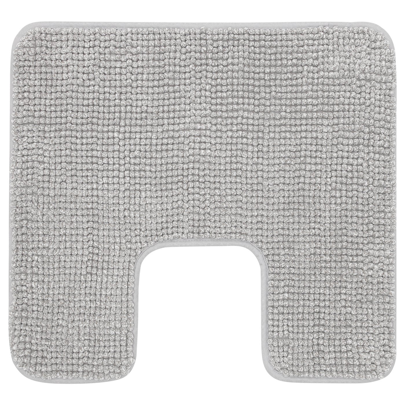 TOFTBO pedestal mat, greywhite mélange, 55x60 cm IKEA