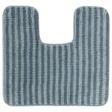 TOFTBO Pedestal mat, striped/blue, 55x60 cm