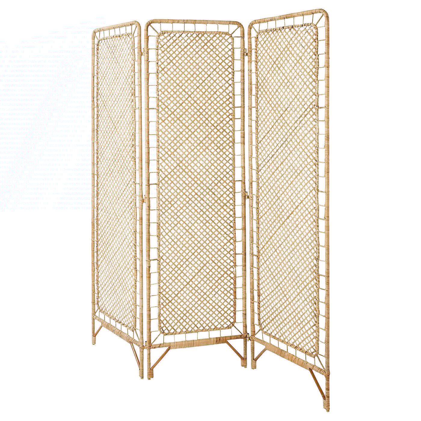TOLKNING room divider, handmade rattan, 150x170 cm IKEA