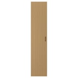 TONSTAD Door with hinges, oak veneer, 50x229 cm