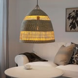 TORARED Pendant lamp shade, sedge/handmade, 55 cm