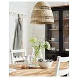 TORARED Pendant lamp shade, sedge/handmade, 36 cm