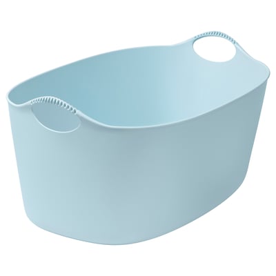 TORKIS Flexi laundry basket, in-/outdoor, pale blue, 35 l