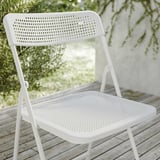 TORPARÖ Chair, outdoor, foldable/white