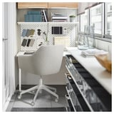 TOSSBERG / LÅNGFJÄLL Conference chair, Gunnared beige/white