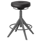 TROLLBERGET Active sit/stand support, Glose black