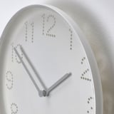 TROMMA Wall clock, white, 25 cm