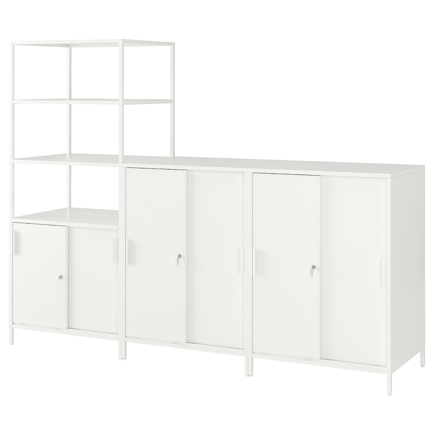 TROTTEN combination, white, 240x180 cm IKEA