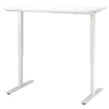 TROTTEN Desk sit/stand, white, 120x70 cm