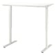 TROTTEN Desk sit/stand, white, 120x70 cm