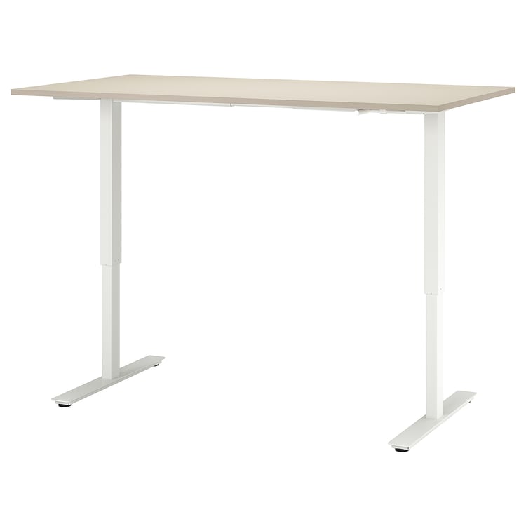TROTTEN table top, beige, 160x80 cm IKEA