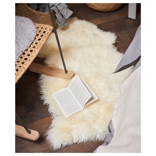 ULLERSLEV Sheepskin, off-white, 70 cm