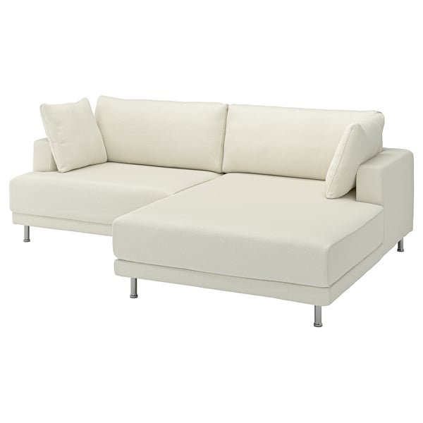 UPPÅKRA 3-seat modular sofa, with chaise longue, right/Axvall off-white