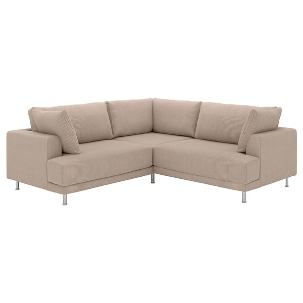 UPPÅKRA Modular corner sofa, 3-seat, Samsala grey-beige