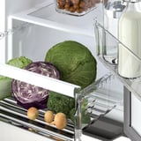 UPPKALLA Fridge/freezer, IKEA 300 freestanding/stainless steel colour, 216/95 l