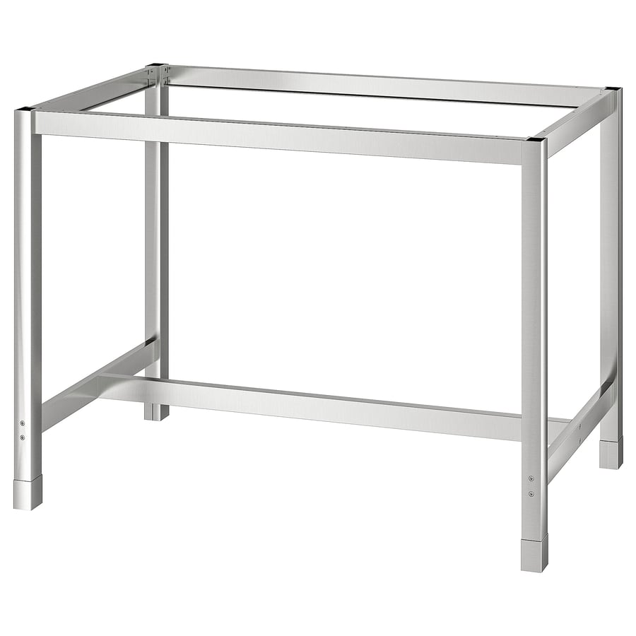 UTBY Underframe, stainless steel, 120x60x90 cm IKEA