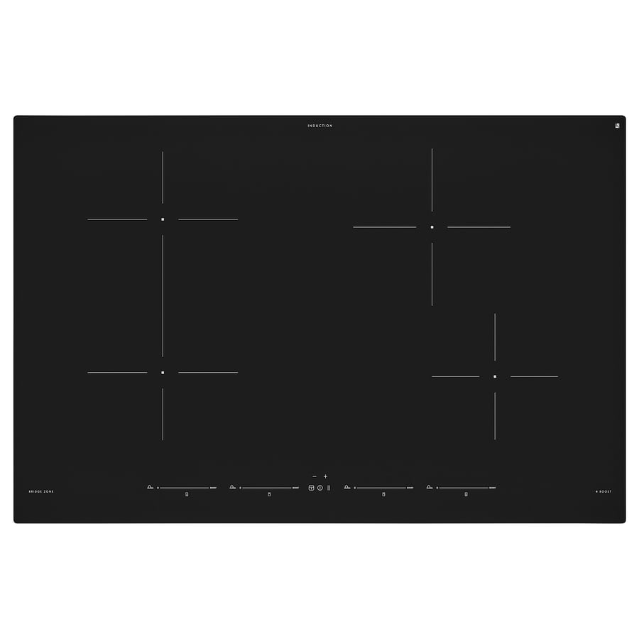 UTNÄMND induction hob, IKEA 500 black, 78 cm IKEA