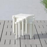 UTTER Children's stool, in/outdoor/white