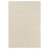 VÄXELFEL Rug, low pile, off-white, 133x195 cm