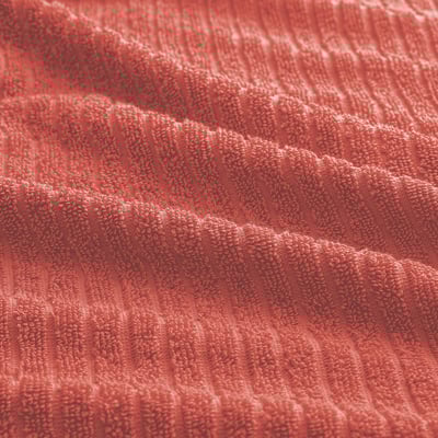 VÅGSJÖN Bath sheet, orange-red, 100x150 cm