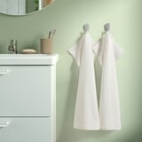 VÅGSJÖN Hand towel, white, 40x70 cm