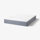 VÅGSTRANDA Pocket sprung mattress, firm/light blue, Double