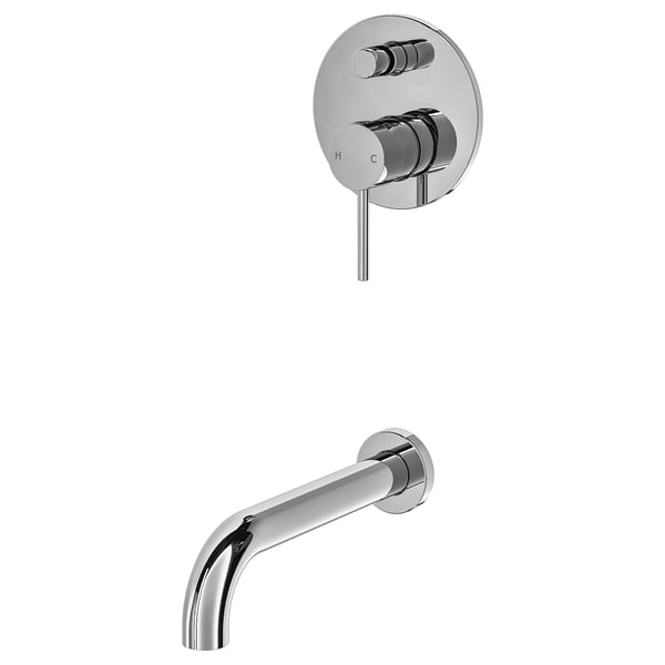 VALLAMOSSE Bath/shower mixer with spout, chrome-plated, 150 mm