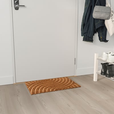 VALLENSVED Door mat, indoor, natural, 40x60 cm