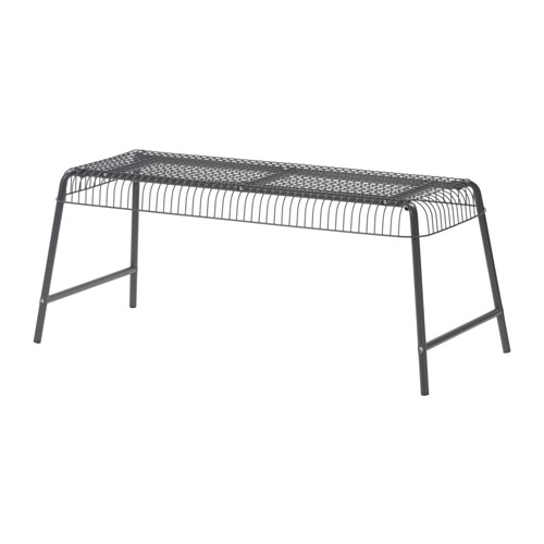 VÄSTERÖN Bench, in/outdoor grey IKEA