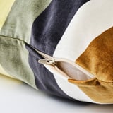 VATTENVÄN Cushion cover, beige/striped, 50x50 cm